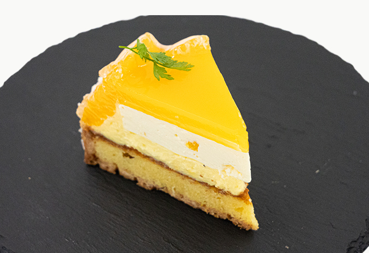みかんのレアチーズケーキタルト