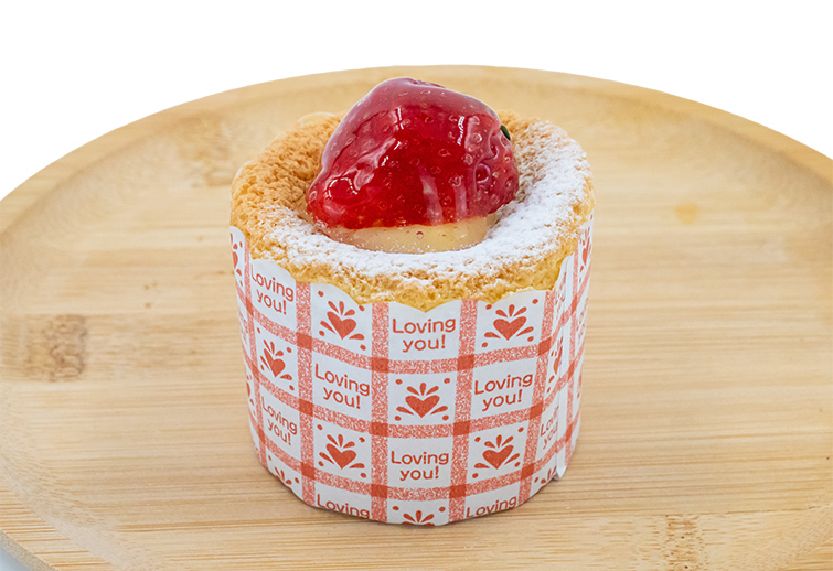生シフォンカップケーキ（いちご）