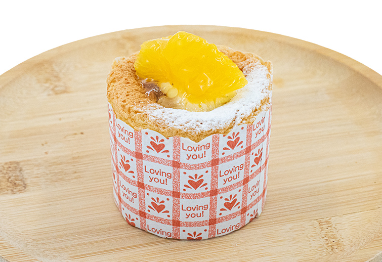 生シフォンカップケーキ（オレンジ）