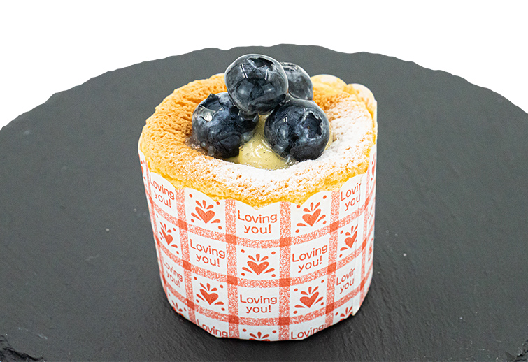 生シフォンカップケーキ（ブルーベリー）