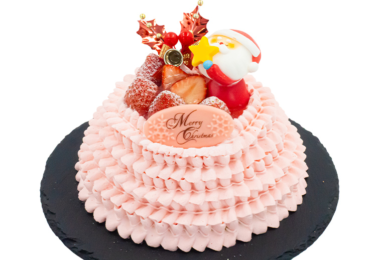 PrimaのX'mas生デコレーションケーキ（ホール5号15㎝）